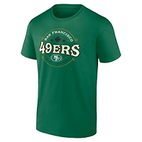 T-shirt celtique grand et Fanatics Kelly Green San Francisco 49ers pour hommes