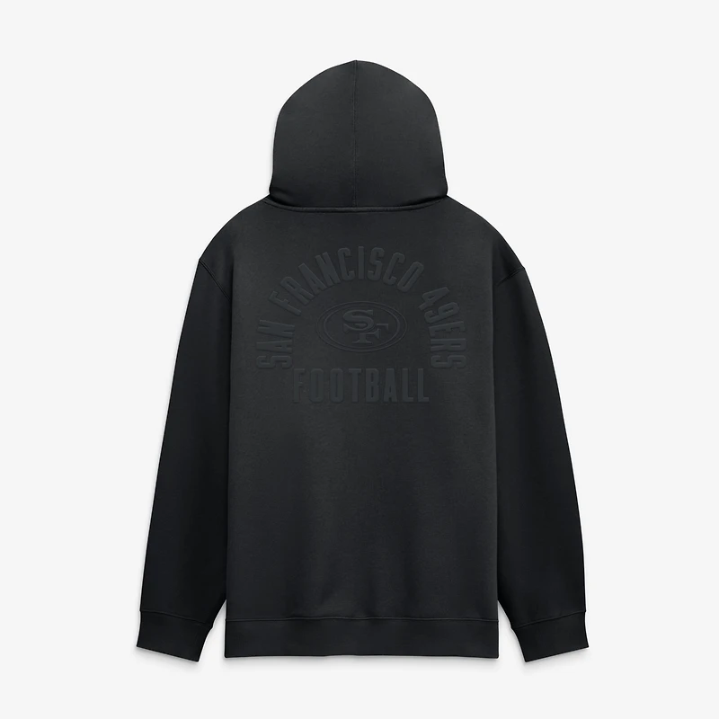 Sweat à capuche noir Fanatics San Francisco 49ers pour homme