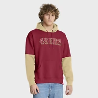 Men's Fanatics Scarlet/Gold San Francisco 49ers Helmet Pullover Hoodie