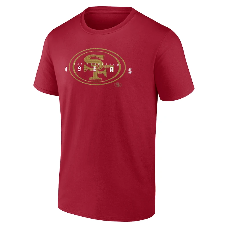 T-shirt coordonné Fanatics Scarlet San Francisco 49ers Big & Tall pour hommes