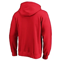 Sweat à capuche polaire Fanatics Scarlet San Francisco 49ers pour hommes, grande taille