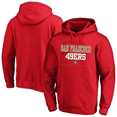 Men's Fanatics Scarlet San Francisco 49ers Big & Tall Fleece Hoodie