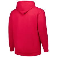 Men's Fanatics  Scarlet San Francisco 49ers Big & Tall Sleeve Hit Full-Zip Hoodie