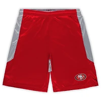 Men's Fanatics Scarlet San Francisco 49ers Big & Tall Team Logo Shorts