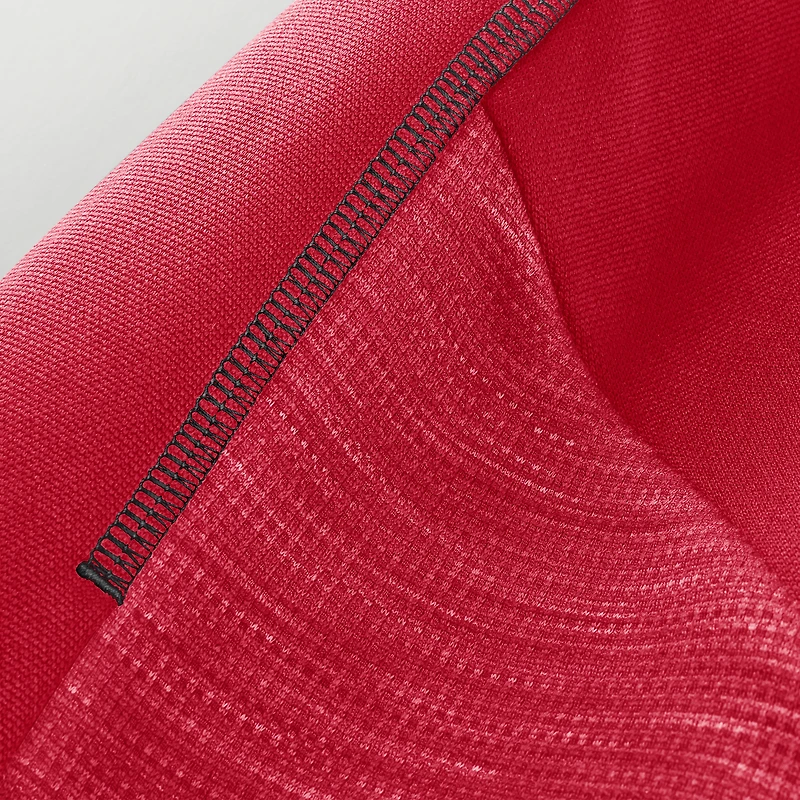 Men's Fanatics Scarlet San Francisco 49ers Checkdown Pass Full-Zip Hoodie