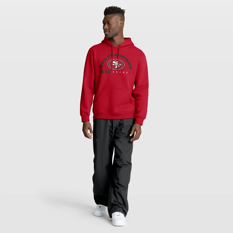 Men's Fanatics Scarlet San Francisco 49ers Delay of Game Legacy Pullover Hoodie