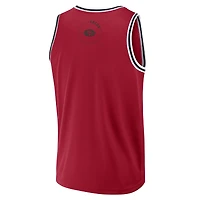 Men's Fanatics Scarlet San Francisco 49ers Elements Future Ground Jersey Tank Top