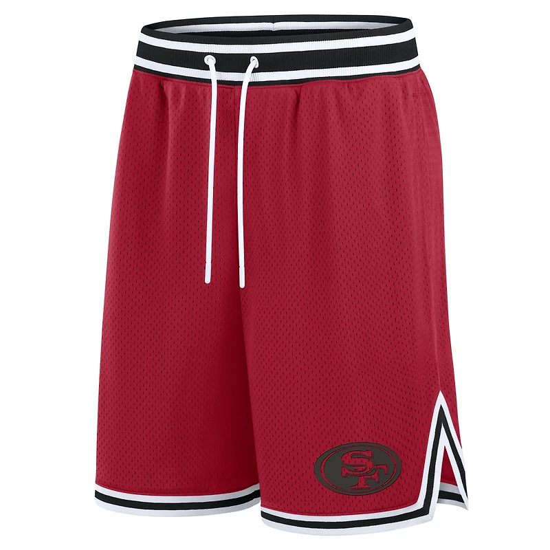 Short Fanatics Scarlet pour homme San Francisco 49ers Elements Future Ground