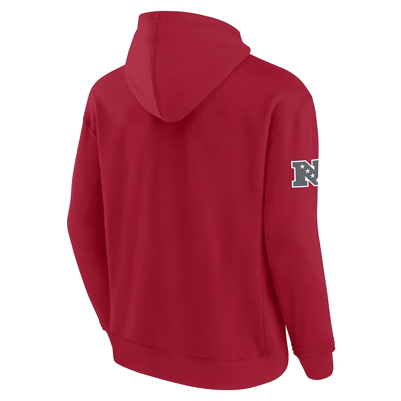 Men's Fanatics Scarlet San Francisco 49ers Elements Pace Pullover Hoodie
