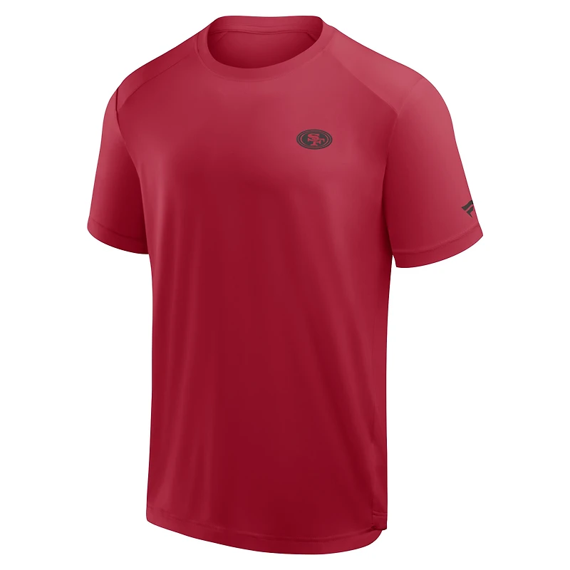 T-shirt Fanatics Scarlet pour homme avec logo Front Office Move des 49ers de San Francisco