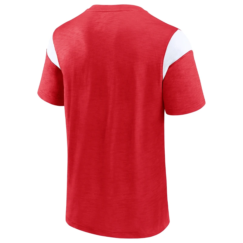 T-shirt Fanatics Scarlet San Francisco 49ers Home Stretch pour hommes