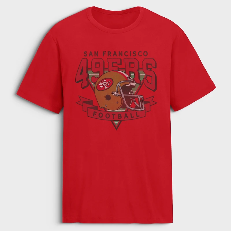 Men's Fanatics Scarlet San Francisco 49ers Legacy Cotton T-Shirt