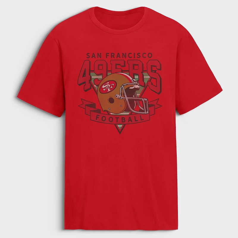 T-shirt en coton Fanatics Scarlet San Francisco 49ers Legacy pour homme