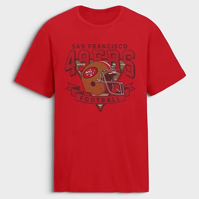 T-shirt en coton Fanatics Scarlet San Francisco 49ers Legacy pour homme