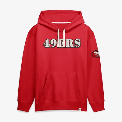 Men's Fanatics Scarlet San Francisco 49ers New Horizons Heritage Pullover Hoodie