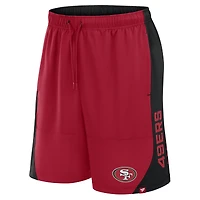 Men's Fanatics Scarlet San Francisco 49ers No Defense Shorts