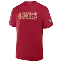 T-shirt Fanatics Scarlet pour homme, Option Route Legacy, San Francisco 49ers
