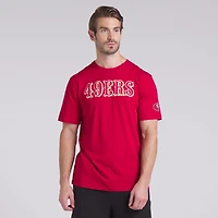 T-shirt Fanatics Scarlet pour homme, Option Route Legacy, San Francisco 49ers