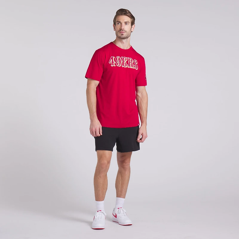 T-shirt Fanatics Scarlet pour homme, Option Route Legacy, San Francisco 49ers