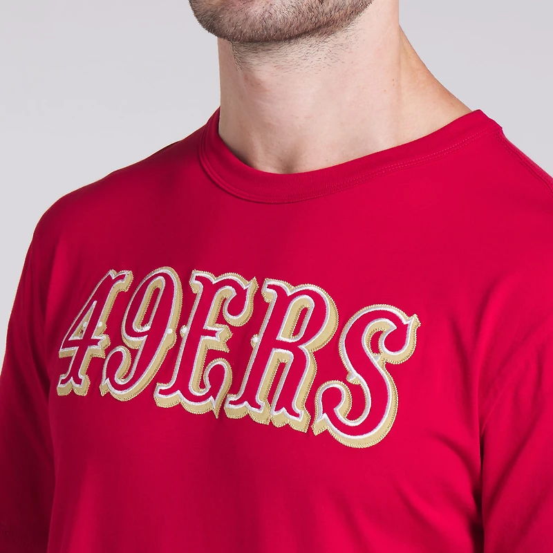T-shirt Fanatics Scarlet pour homme, Option Route Legacy, San Francisco 49ers