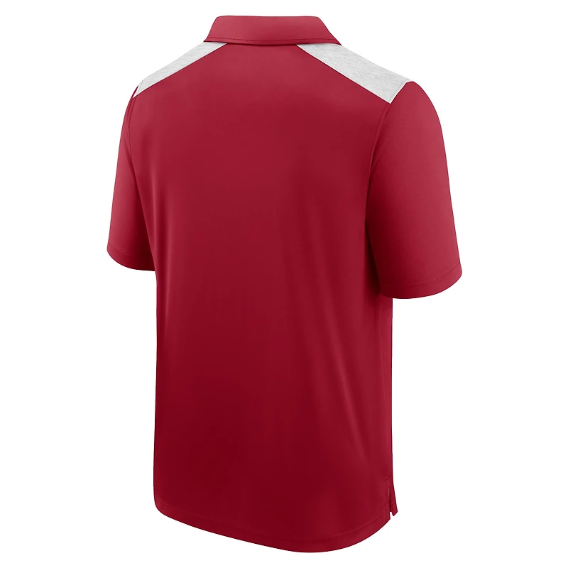 Polo primaire Fanatics Scarlet San Francisco 49ers pour hommes