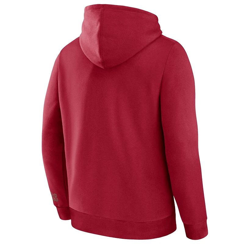Sweat à capuche Fanatics Scarlet Pylon Cam Legacy des San Francisco 49ers pour homme