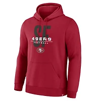 Sweat à capuche Fanatics Scarlet Legacy des San Francisco 49ers pour homme
