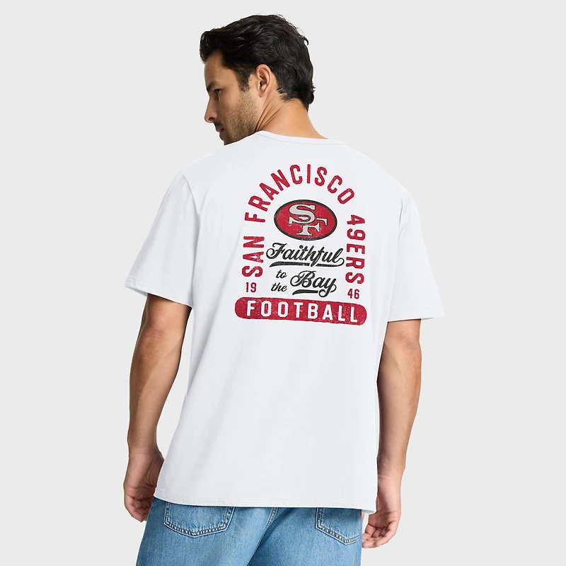 T-shirt Fanatics blanc pour homme, Fluid Motion Legacy des San Francisco 49ers