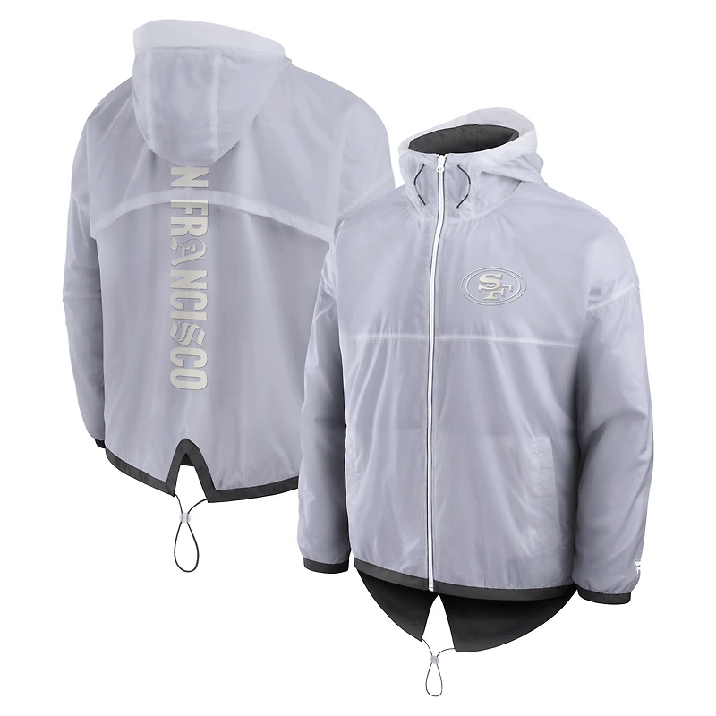 Doudoune zippée blanche San Francisco 49ers pour homme (Fanatics)
