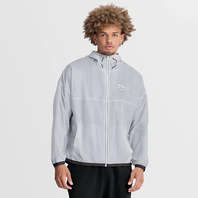 Men's Fanatics White San Francisco 49ers Type Play Down Full-Zip Jacket