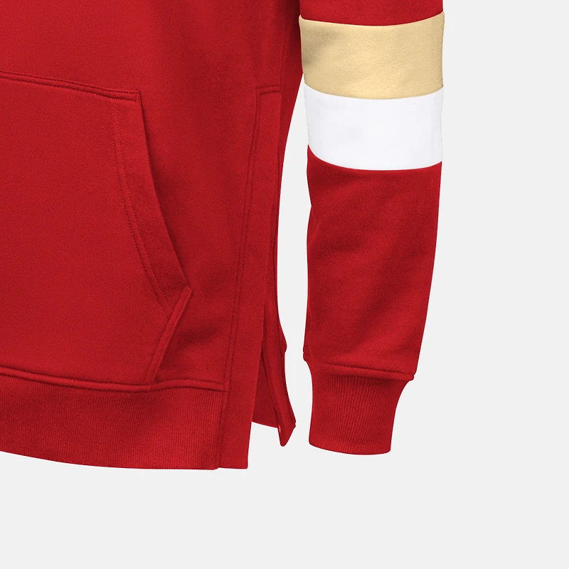 Sweat à capuche adaptatif G-III Sports by Carl Banks pour homme, couleur écarlate/doré, San Francisco 49ers