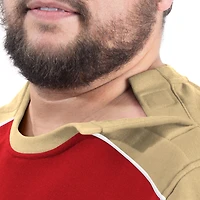 Men's G-III Sports by Carl Banks Scarlet San Francisco 49ers Adaptive Lord Stanley Crewneck Sweatshirt