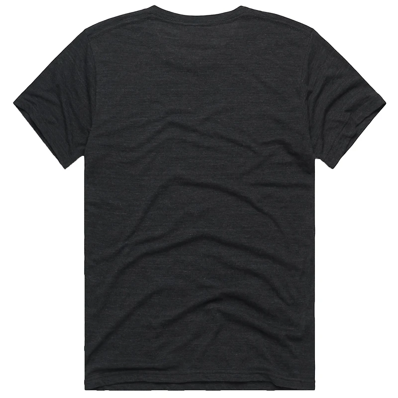 Men's Homage Brock Purdy Heathered Black San Francisco 49ers NFL Blitz Player Tri-Blend T-Shirt