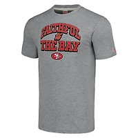 T-shirt Tri-Blend Hyper Local gris Hommage pour hommes des San Francisco 49ers