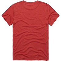 T-shirt tri-blend NFL x Grateful Dead pour homme, hommage aux 49ers de San Francisco, couleur écarlate