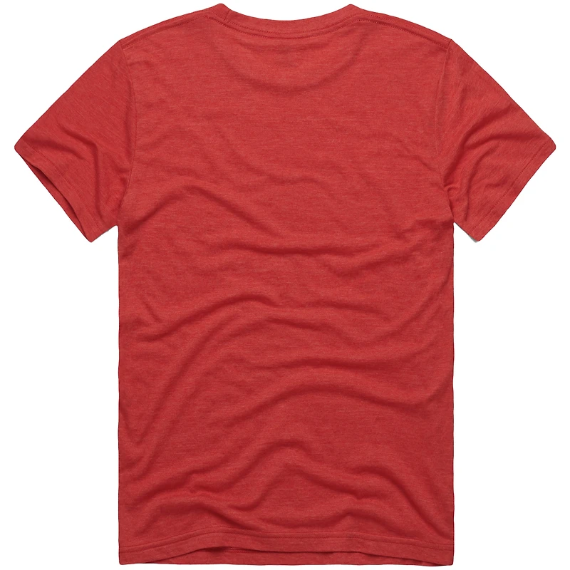 T-shirt tri-blend NFL x Grateful Dead pour homme, hommage aux 49ers de San Francisco, couleur écarlate