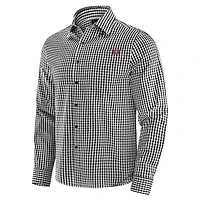 Chemise boutonnée à manches longues Dual Threat pour homme J. Palmer Black San Francisco 49ers