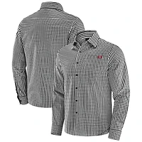 Chemise boutonnée à manches longues Dual Threat pour homme J. Palmer Black San Francisco 49ers