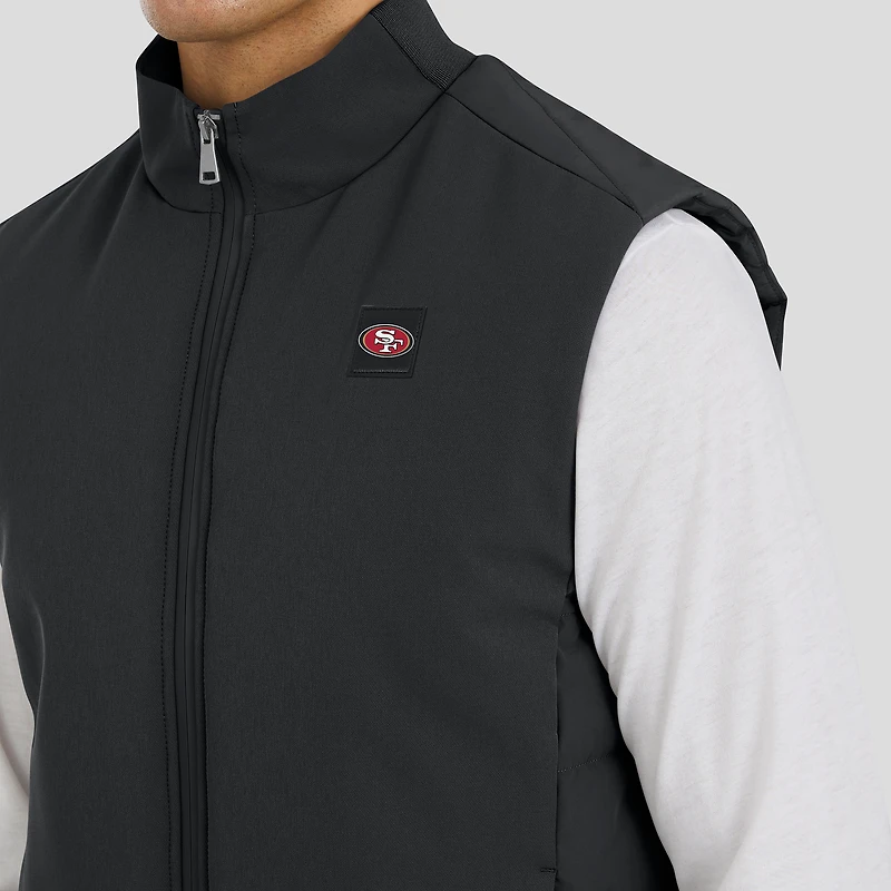 Men's J. Palmer  Black San Francisco 49ers Front Office Full-Zip Vest