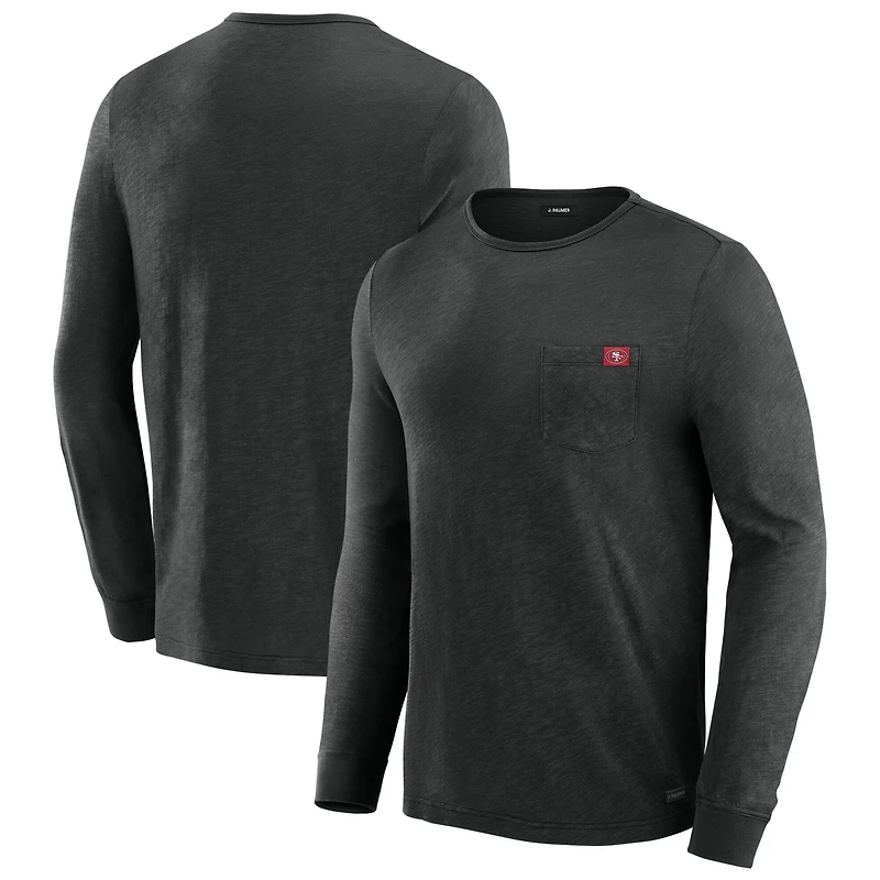 Men's J. Palmer Black San Francisco 49ers In-The-Pocket Long Sleeve T-Shirt