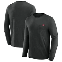 Men's J. Palmer Black San Francisco 49ers In-The-Pocket Long Sleeve T-Shirt