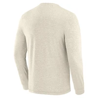 T-shirt à manches longues pour homme J. Palmer Cream San Francisco 49ers Four Down