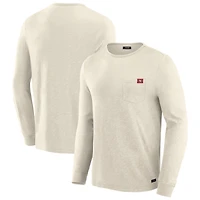 T-shirt à manches longues J. Palmer crème pour homme, San Francisco 49ers