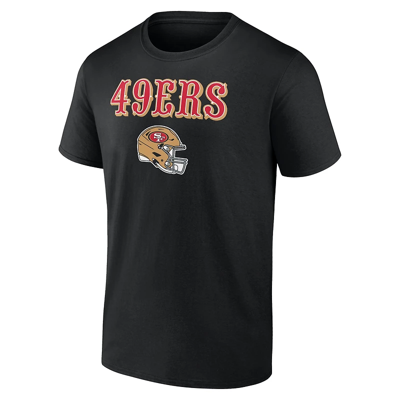 Men's Kyle Juszczyk Black San Francisco 49ers Team Wordmark Name & Number T-Shirt