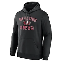Men's Logo Athletic Black San Francisco 49ers Arch Victory Hoodie