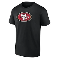 Men's Logo Athletic  Black San Francisco 49ers Primary T-Shirt