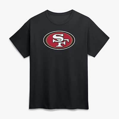 Men's Logo Athletic  Black San Francisco 49ers Primary T-Shirt