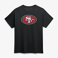 Men's Logo Athletic  Black San Francisco 49ers Primary T-Shirt