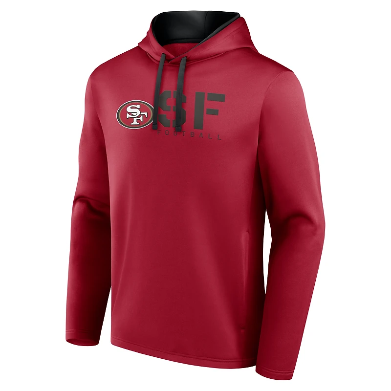 Sweat à capuche Athletic Scarlet pour homme, logo des 49ers de San Francisco, Head Start