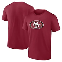 T-shirt homme logo Athletic Scarlet San Francisco 49ers avec principal